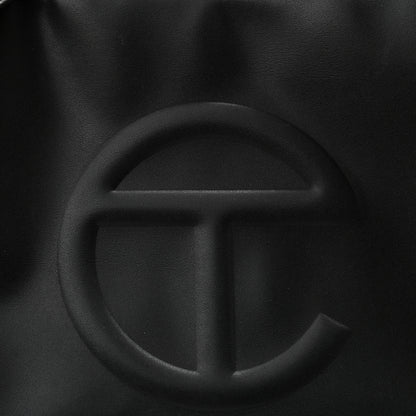 Telfar Vegan Leather Medium Shopping Bag Black 7 of 9