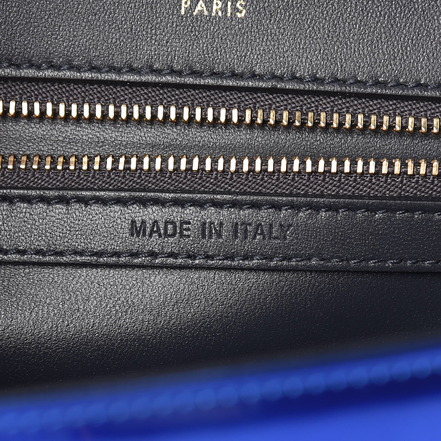 Christian Dior Metallic Patent Micro-Cannage Medium Diorama Flap Bag Blue 7 of 13