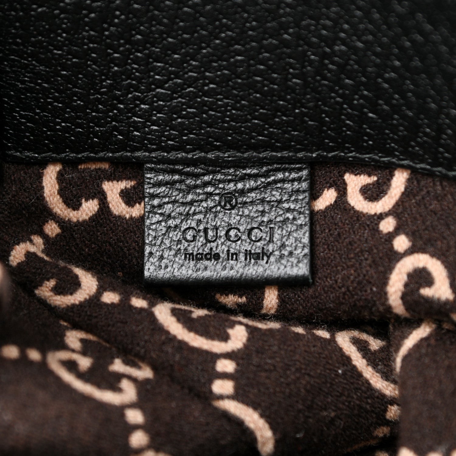 Gucci Covered Wool GG Monogram Large Tote Bag Beige Ebony 9 of 12