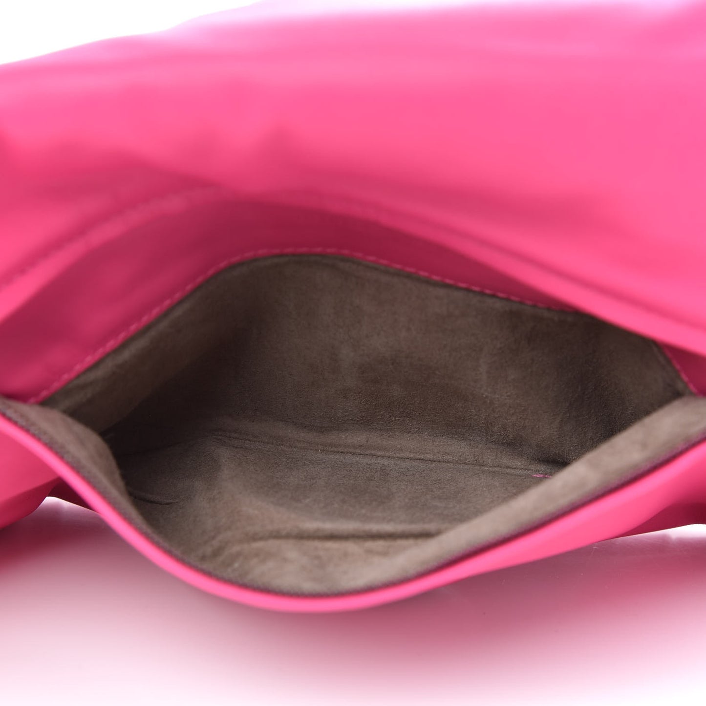 Nappa Intrecciato Turnlock Clutch Deco Rosa Shock