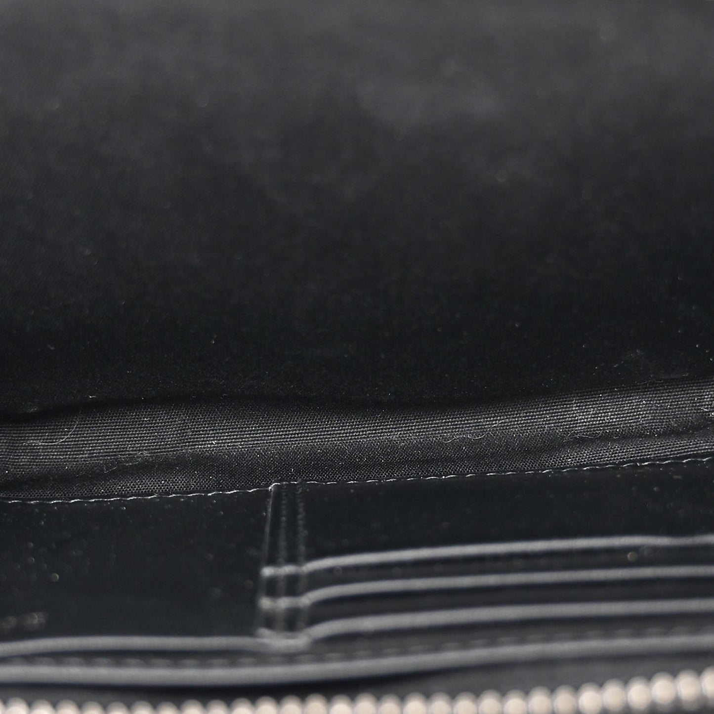 Oblique Zipped With Strap Pouch Black