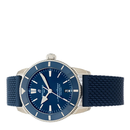 Breitling Stainless Steel Rubber 44mm Superocean Heritage Automatic Watch Blue AB2030161C1S1 2 of 5