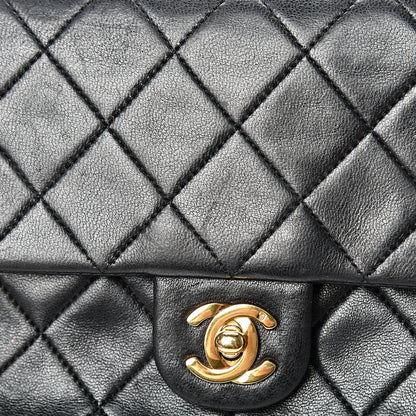 Chanel Lambskin Quilted Mini Square Flap Black 15 of 19