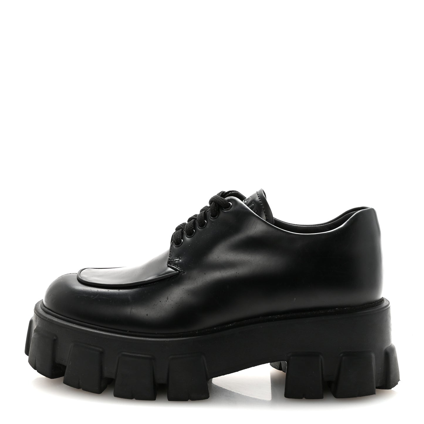 Spazzolato Rois Monolith 55mm Derby Loafers 38 Black