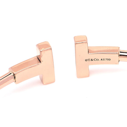 Tiffany 18K Rose Gold T Wire Bracelet 4 of 4