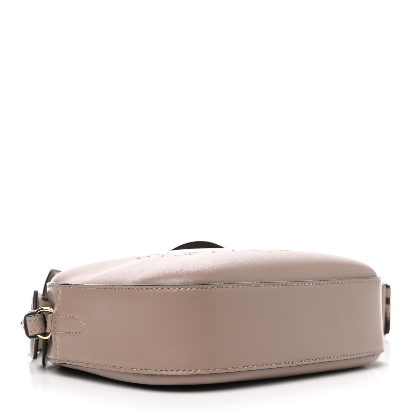Eco Alter Nappa Perforated Logo Mini Bag Dark Taupe