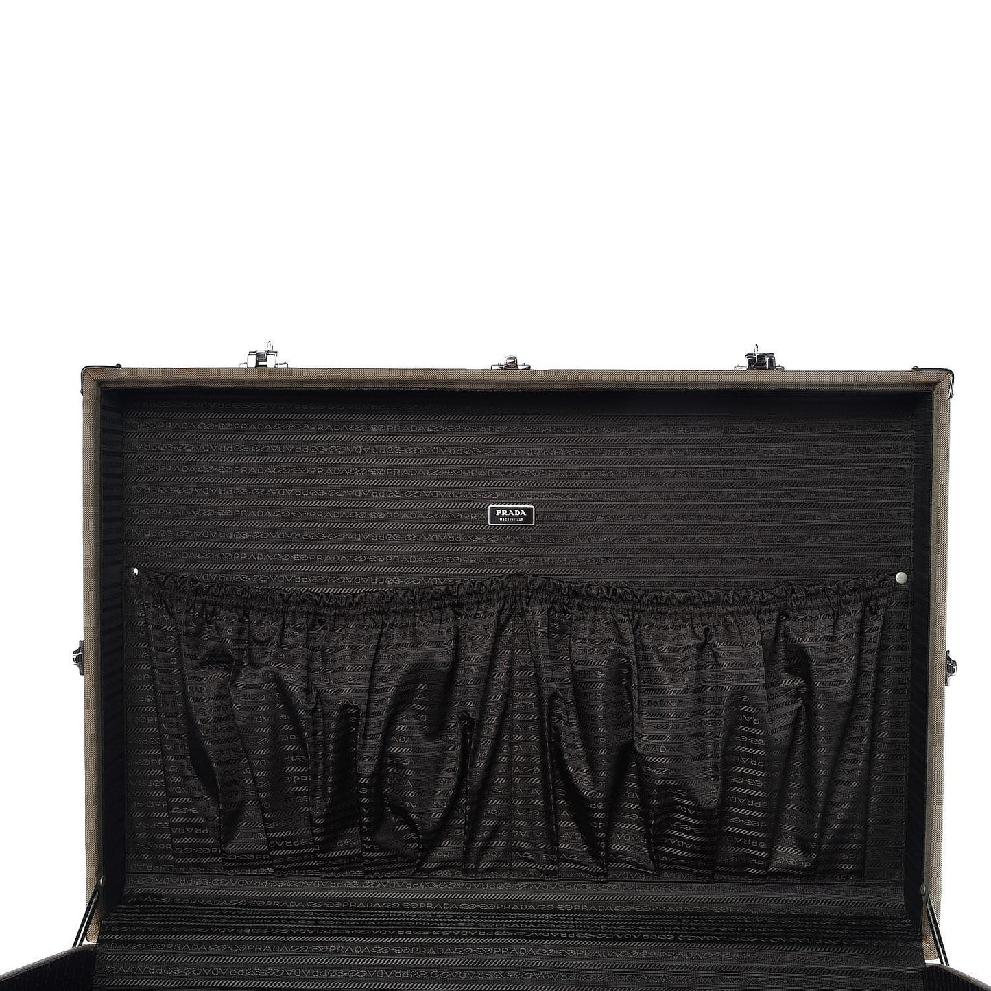 Jacquard Logo Crocodile Trim Suitcase Corda Tabacco