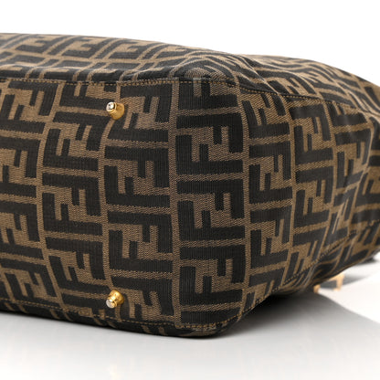Fendi Zucca Top Handle Tote Tobacco 9 of 13