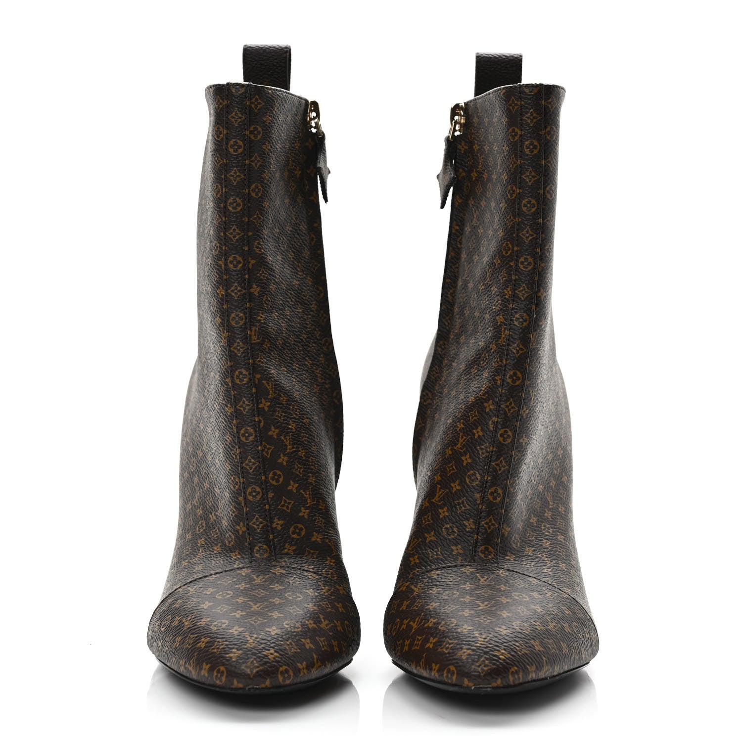 Louis Vuitton Nano Monogram Silhouette Ankle Boots 38 2 of 9