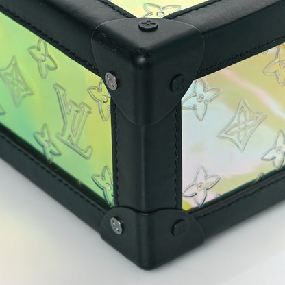 Louis Vuitton Calfskin PVC Monogram Solar Ray Soft Trunk Iridescent Prism Black 10 of 11