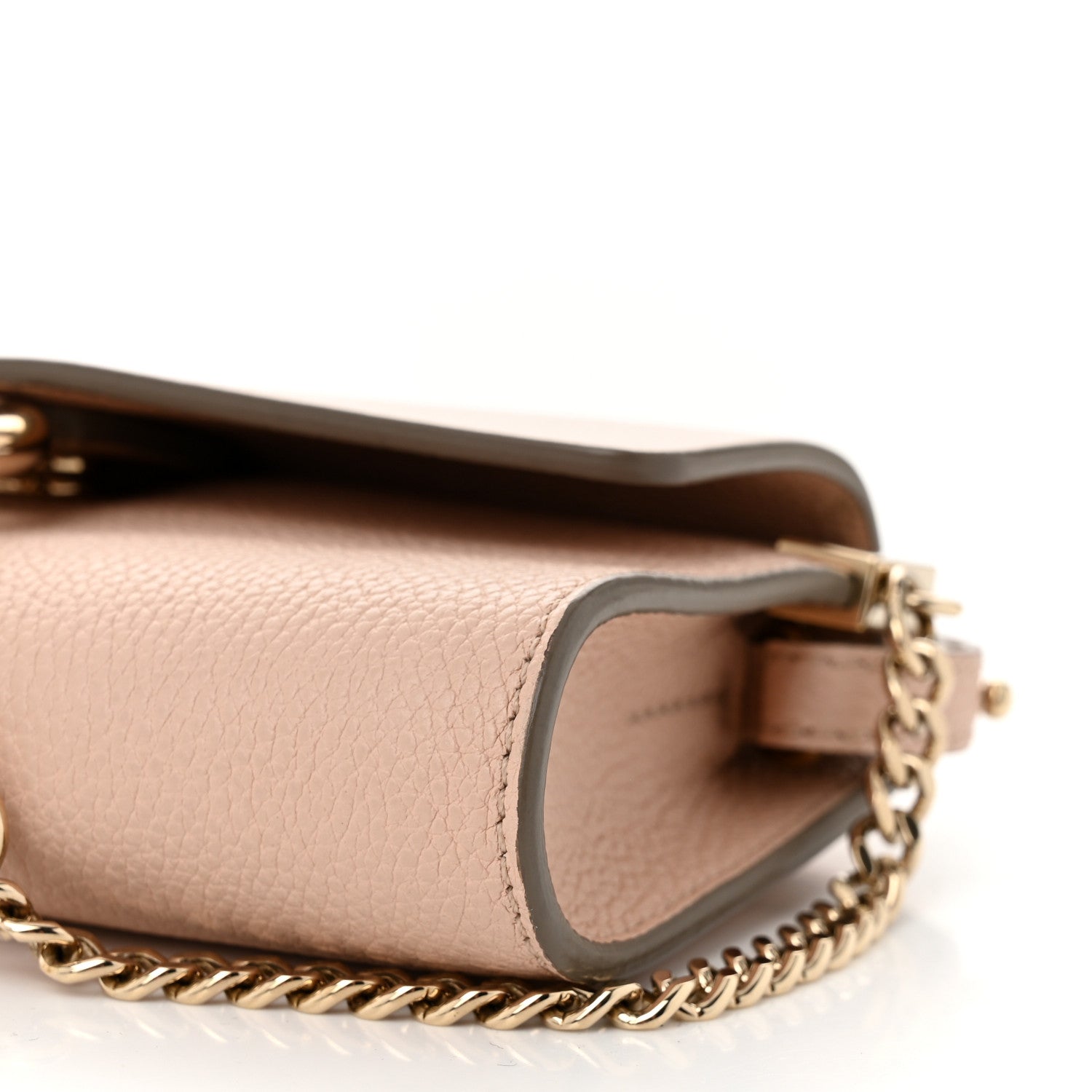 Chloe Calfskin Mini Faye Shoulder Bag Cement Pink 10 of 10