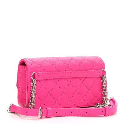 Chanel Goatskin Quilted 2.55 Reissue Flap Belt Bag Fluorescent Pink 3 of 10