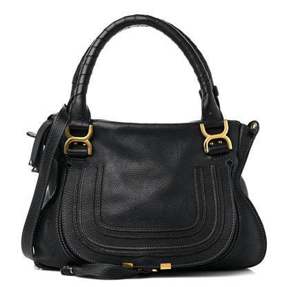 Chloe Calfskin Small Marcie Satchel Black 1 of 20