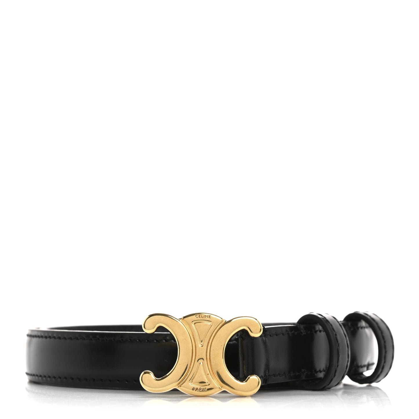 Box Calfskin Small 25mm Triomphe Belt 70 28 Black