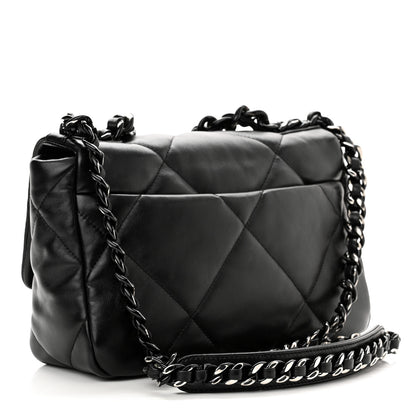 Chanel Lambskin Quilted Medium Chanel 19 Flap So Black 3 of 11