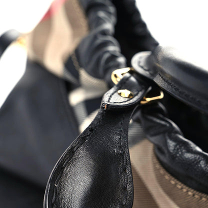 Burberry Calfskin House Check Big Crush Black 15 of 21