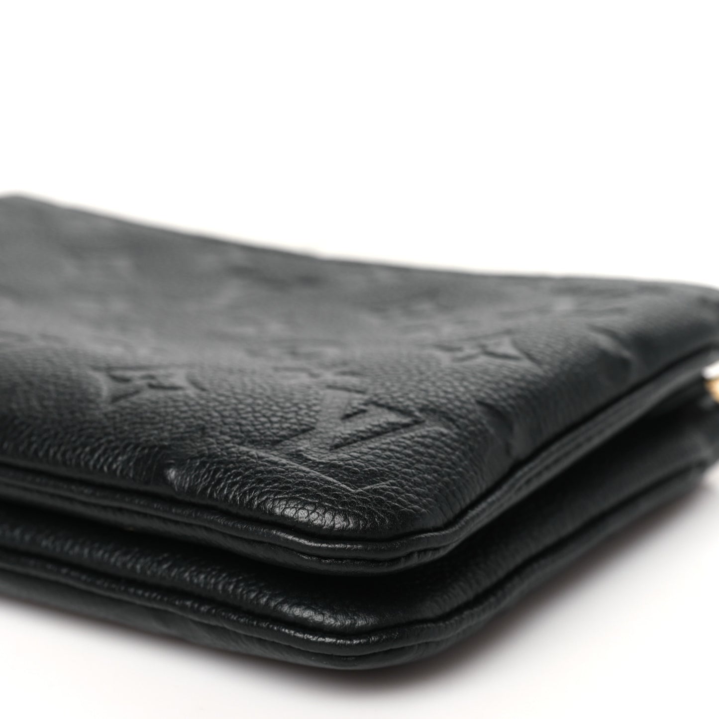 Empreinte Double Zip Pochette Black