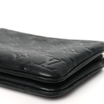 Louis Vuitton Empreinte Double Zip Pochette Black 10 of 12