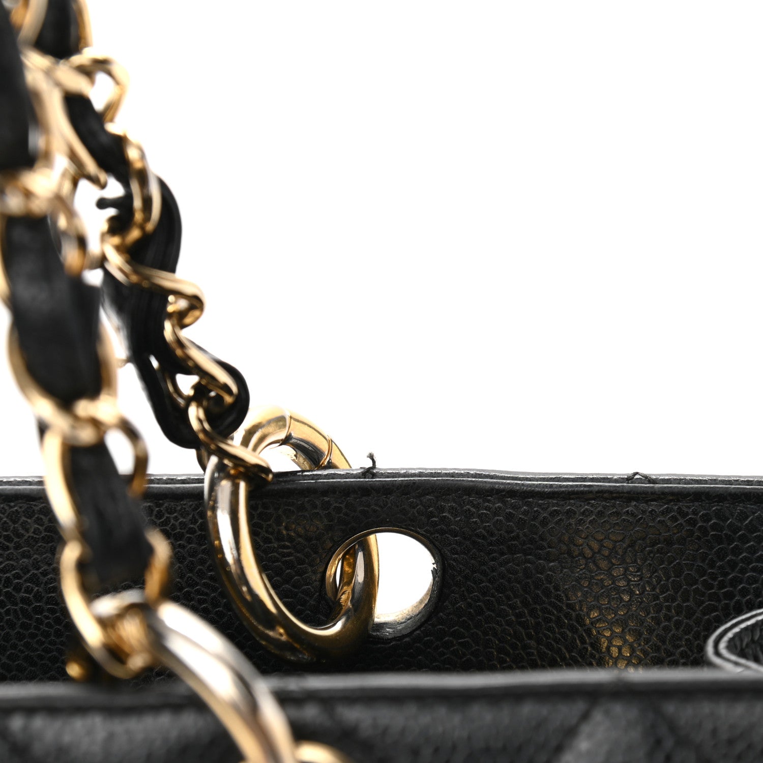 Chanel Caviar Quilted Grand Shopping Tote GST Black 11 of 11