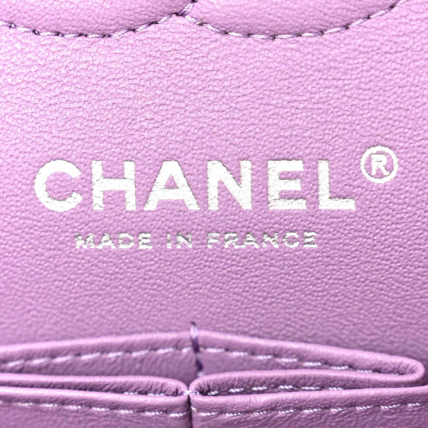 Chanel Lambskin Quilted Small Double Flap Purple 6 of 11