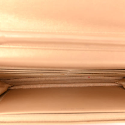 Chanel Metallic Calfskin Lucky Charms Casino 2.55 Reissue Wallet On Chain WOC Beige 4 of 10