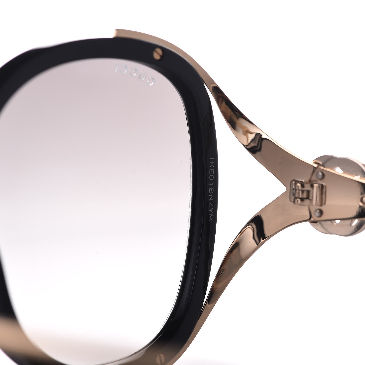 Gucci Round Frame Injected GG0226S Sunglasses Black 5 of 8
