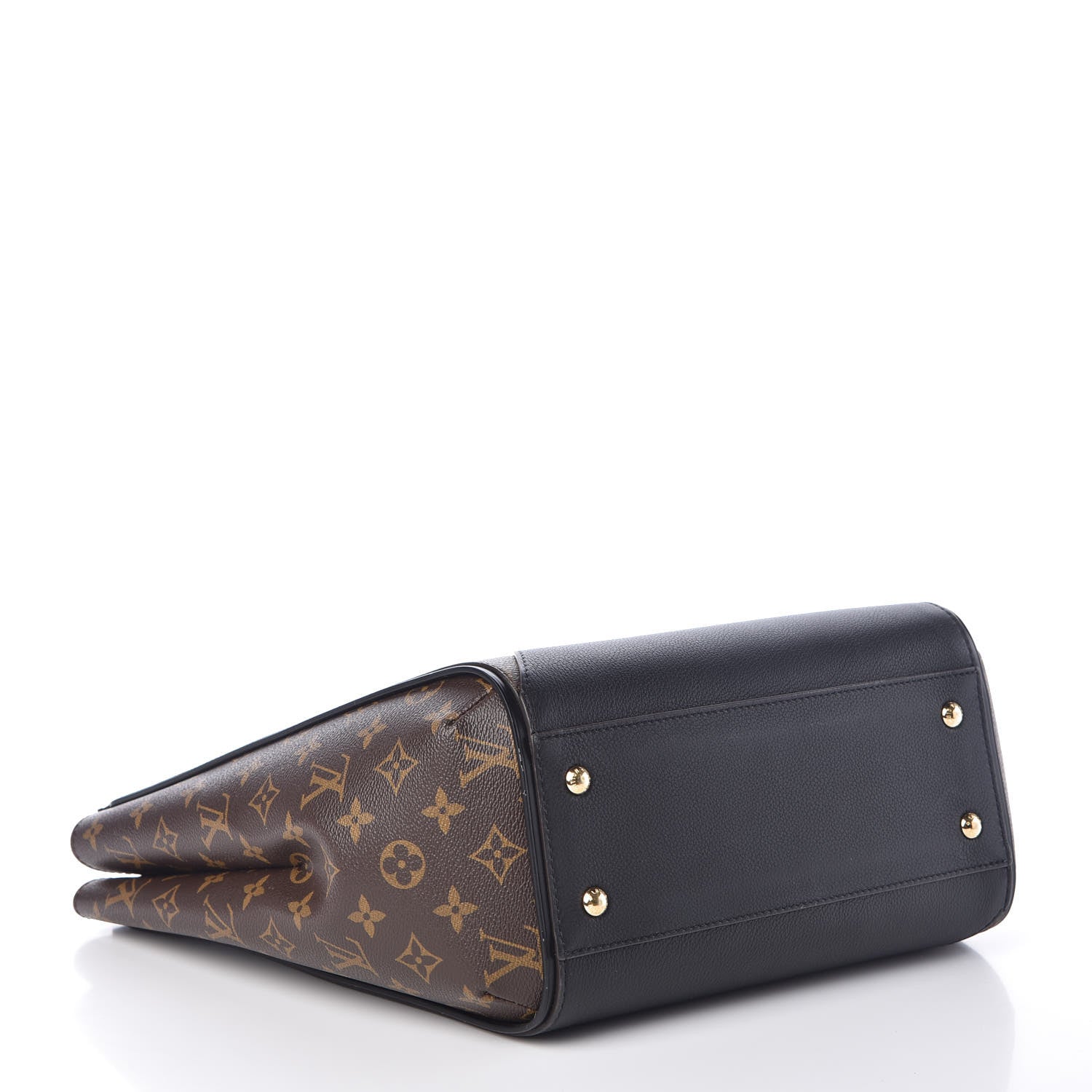 Louis Vuitton Calfskin Monogram Kimono Tote Black 4 of 9
