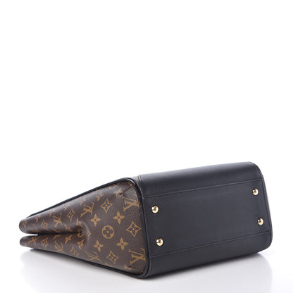 Louis Vuitton Calfskin Monogram Kimono Tote Black 4 of 9