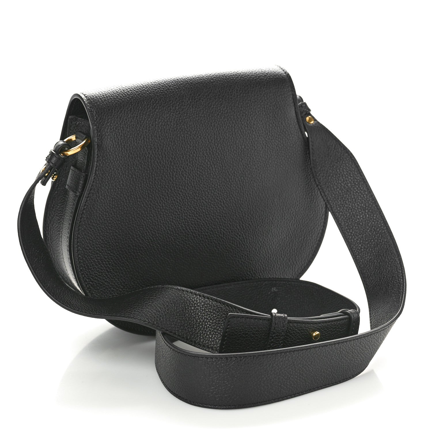Chloe Calfskin Medium Marcie Round Crossbody Bag Black 3 of 11
