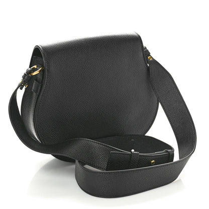 Chloe Calfskin Medium Marcie Round Crossbody Bag Black 3 of 11