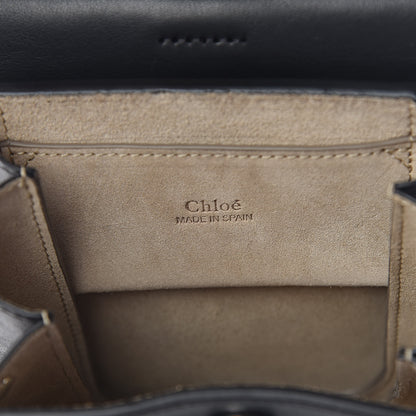 Chloe Suede Calfskin Mini Faye Bracelet Bag Black 6 of 12