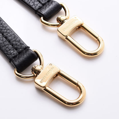 Louis Vuitton Calfskin Adjustable Retiro NM Shoulder Strap Black 3 of 5