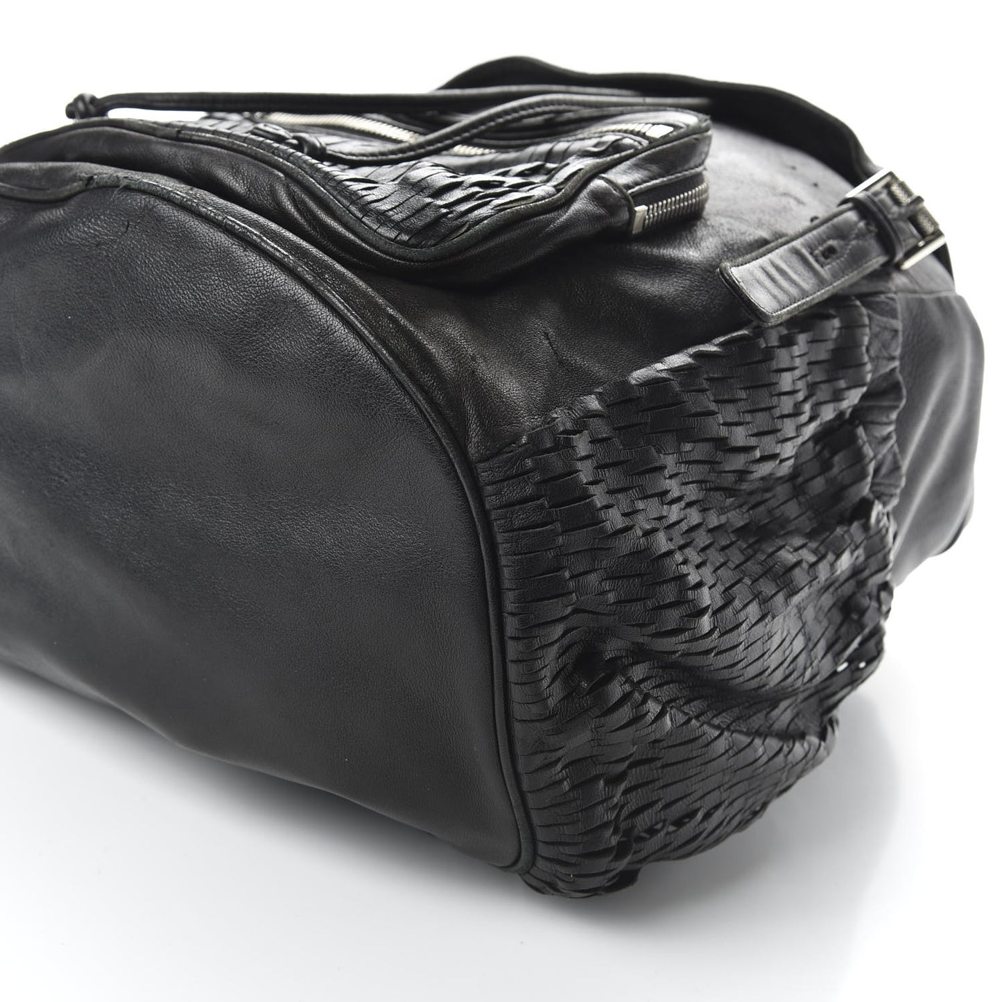 Lambskin Backpack Bag Black