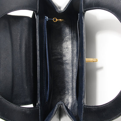 Chanel Lambskin Small Kelly Flap Bag Navy Blue 5 of 9