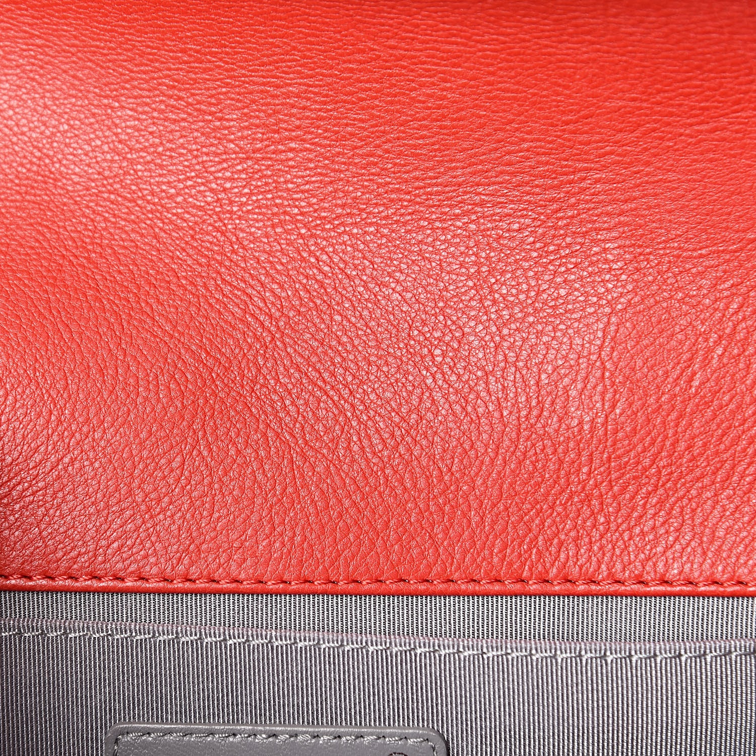 Chanel Calfskin Double Stitch Medium Boy Flap Red 8 of 14