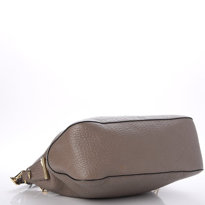 Burberry Signature Grain Calfskin Medium Hobo Pale Taupe 4 of 8