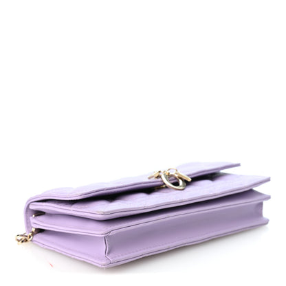 Christian Dior Lambskin Cannage Mini My Dior Bag Lilac 4 of 10