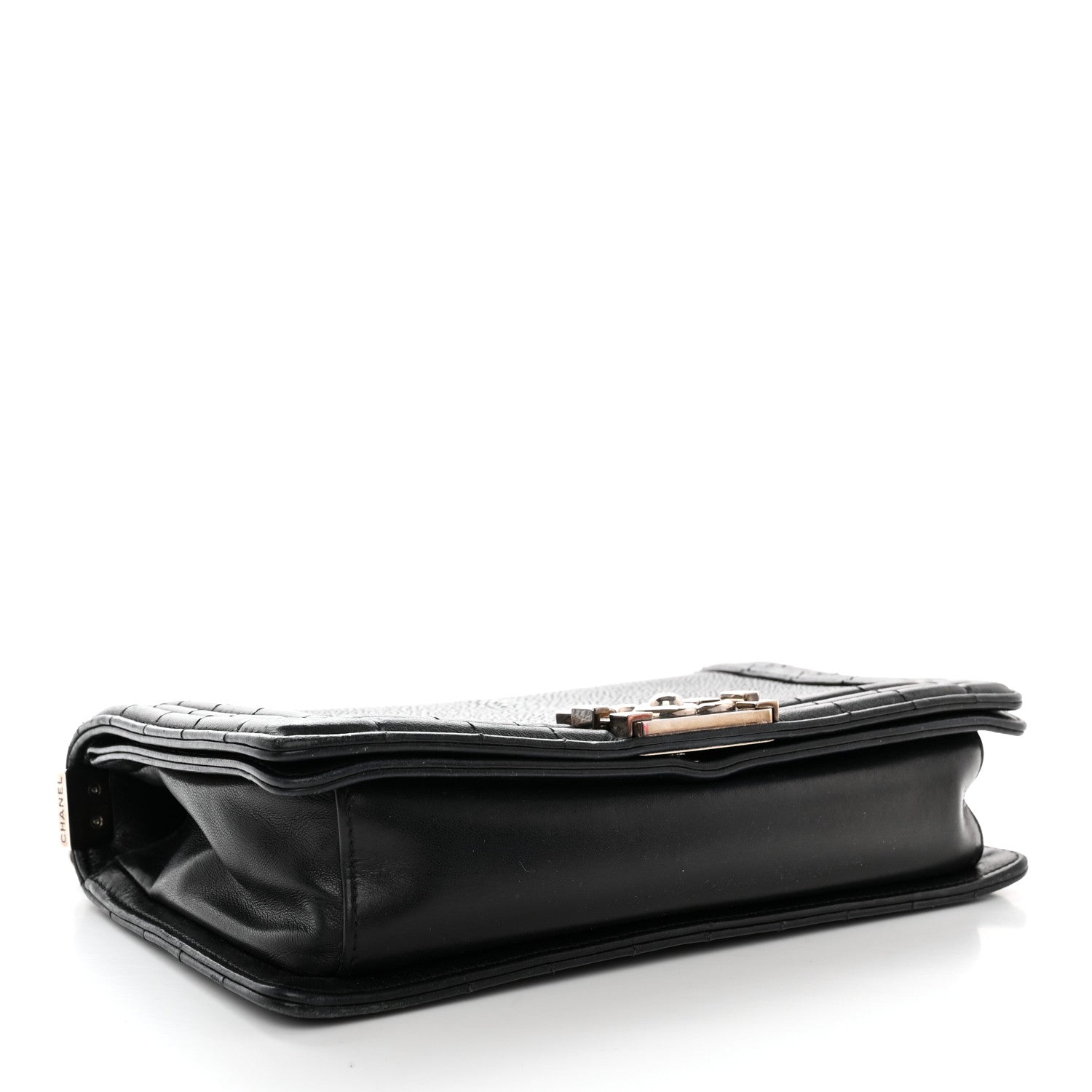 Chanel Galuchat Stingray Medium Boy Flap Black 4 of 12