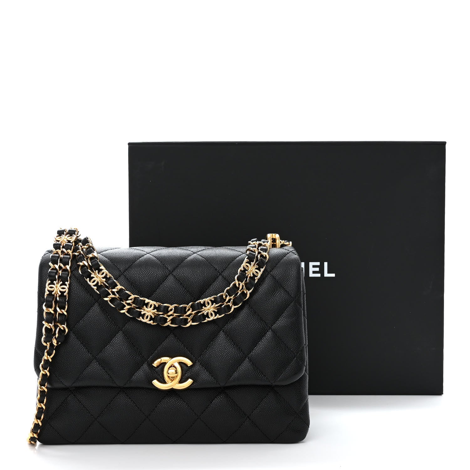 Chanel Caviar Quilted Coco First Flap Black 11 of 11