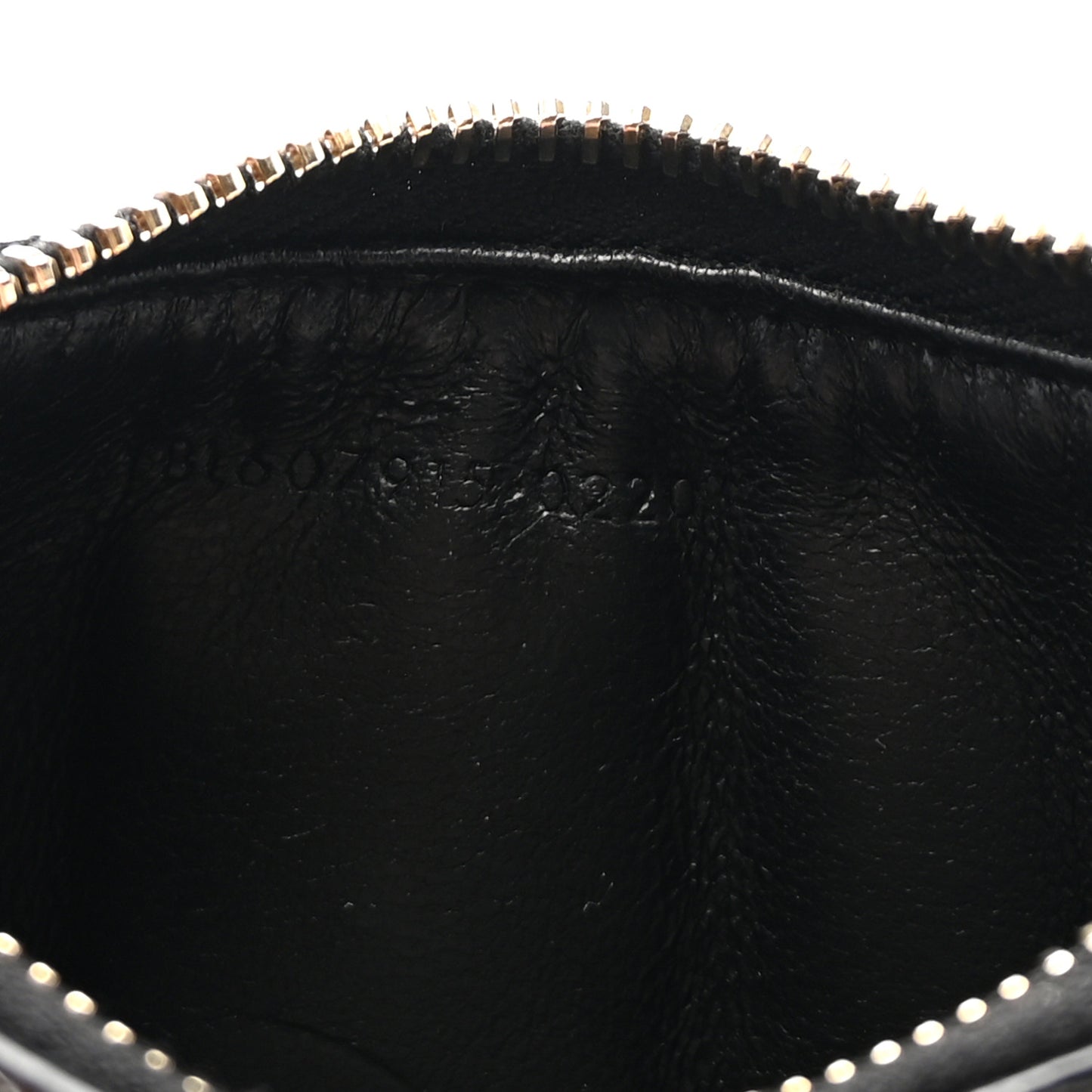Monogram Grain de Poudre 5 Fragments Zip Pouch Card Holder Black