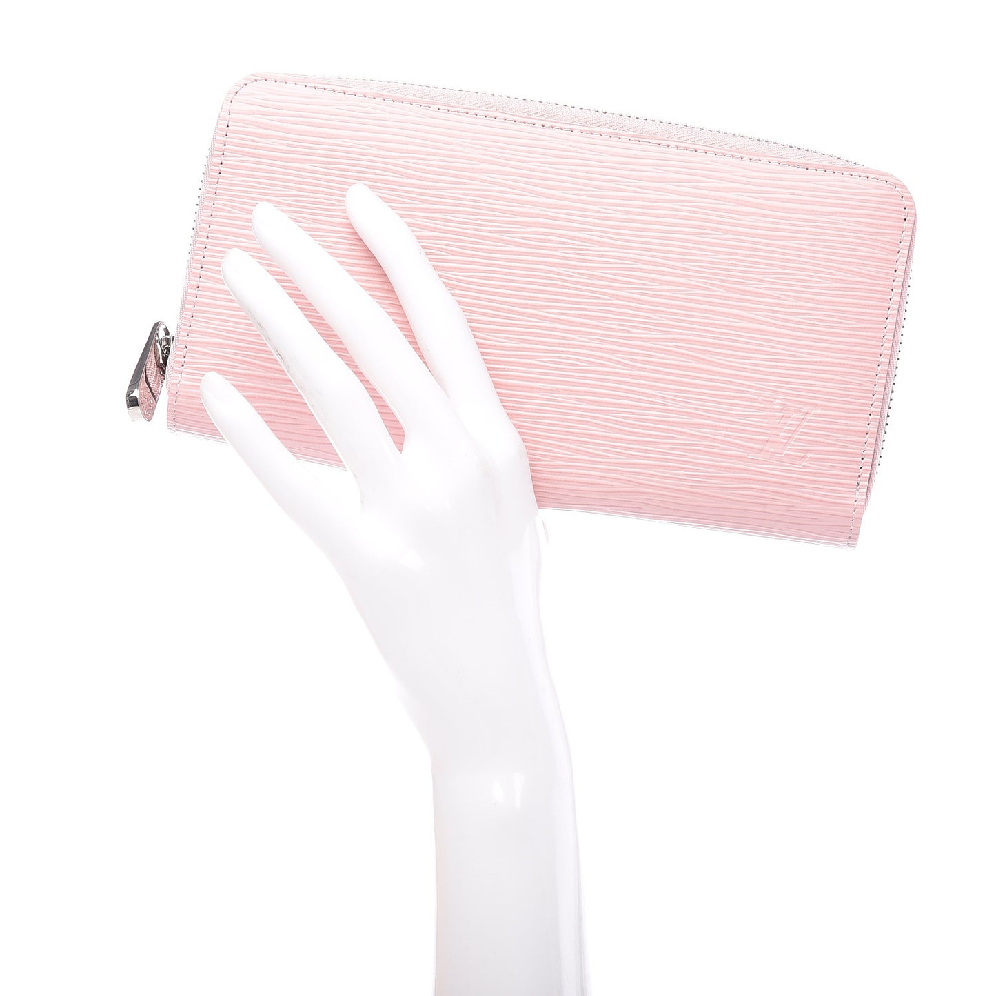 Epi Zippy Wallet Rose Ballerine