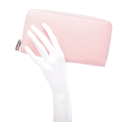 Louis Vuitton Epi Zippy Wallet Rose Ballerine 2 of 11