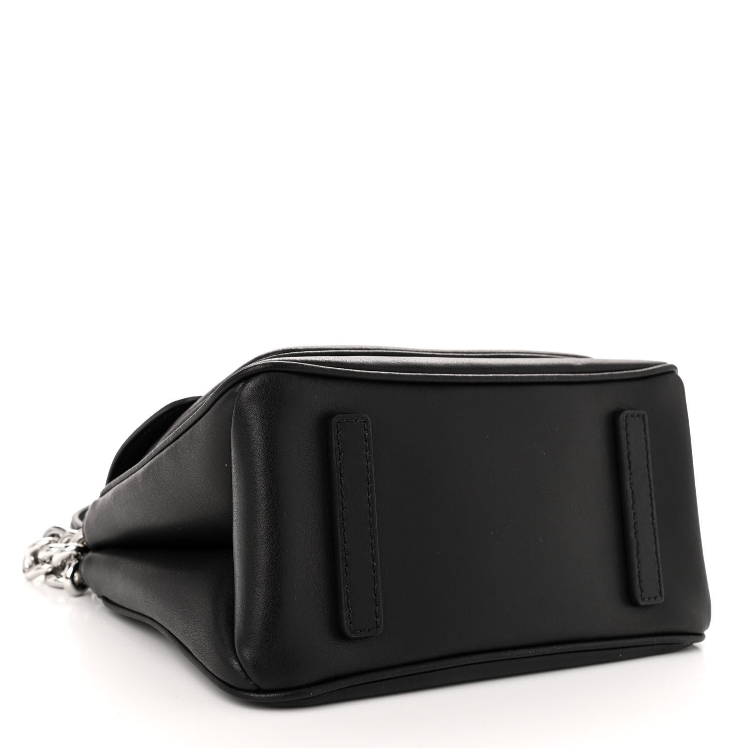 Marc Jacobs Calfskin J Marc Chain Mini Satchel Black Silver 4 of 9