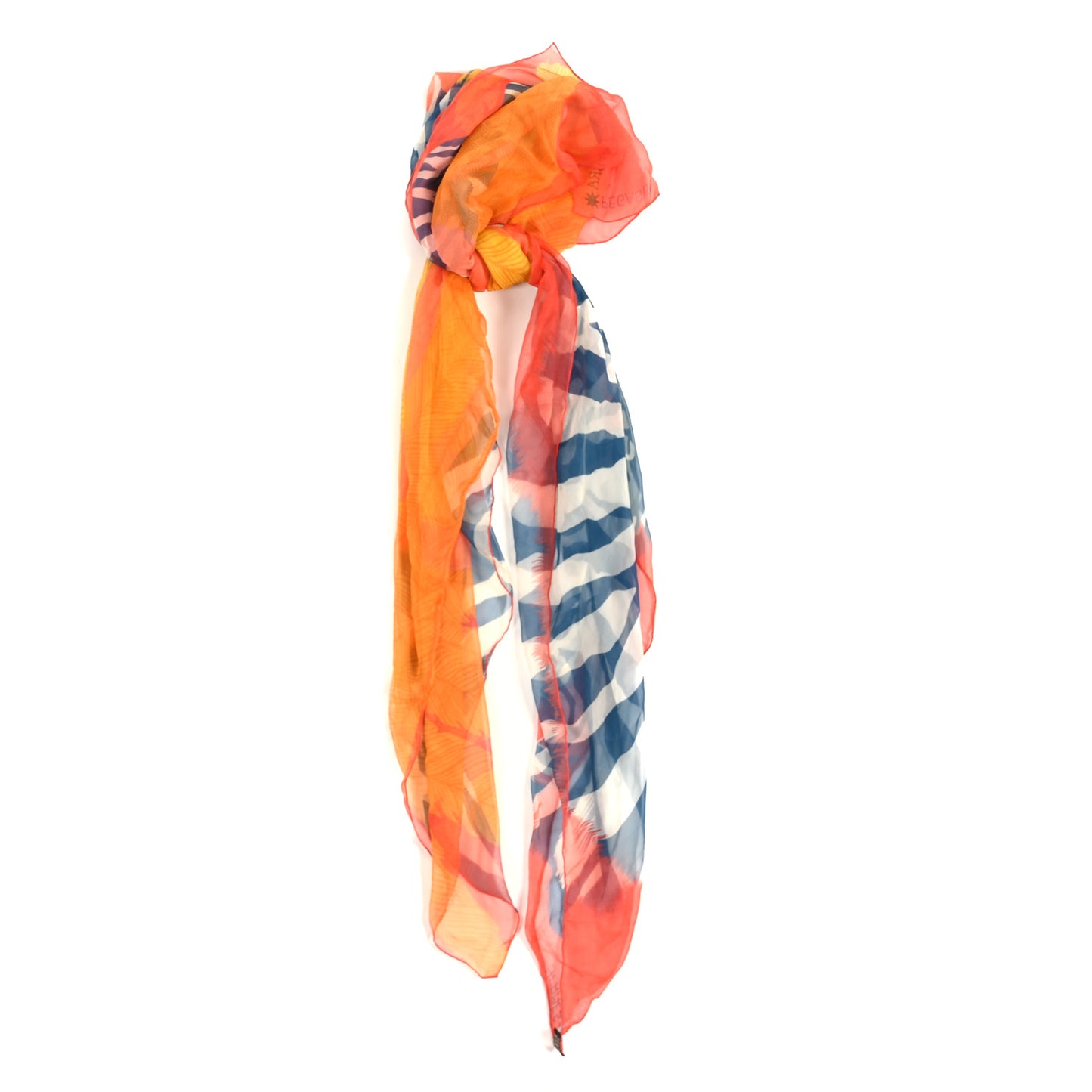 Silk Mousseline Zebra Pegasus Shawl 140