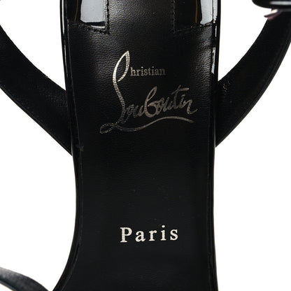 Christian Louboutin Patent Mara 100 Sandals 40 Black 7 of 7