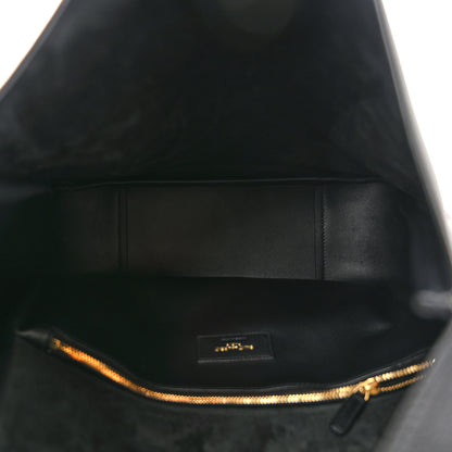 Saint Laurent Smooth Calfskin Large Le 5 A 7 Soft Hobo Black 6 of 12