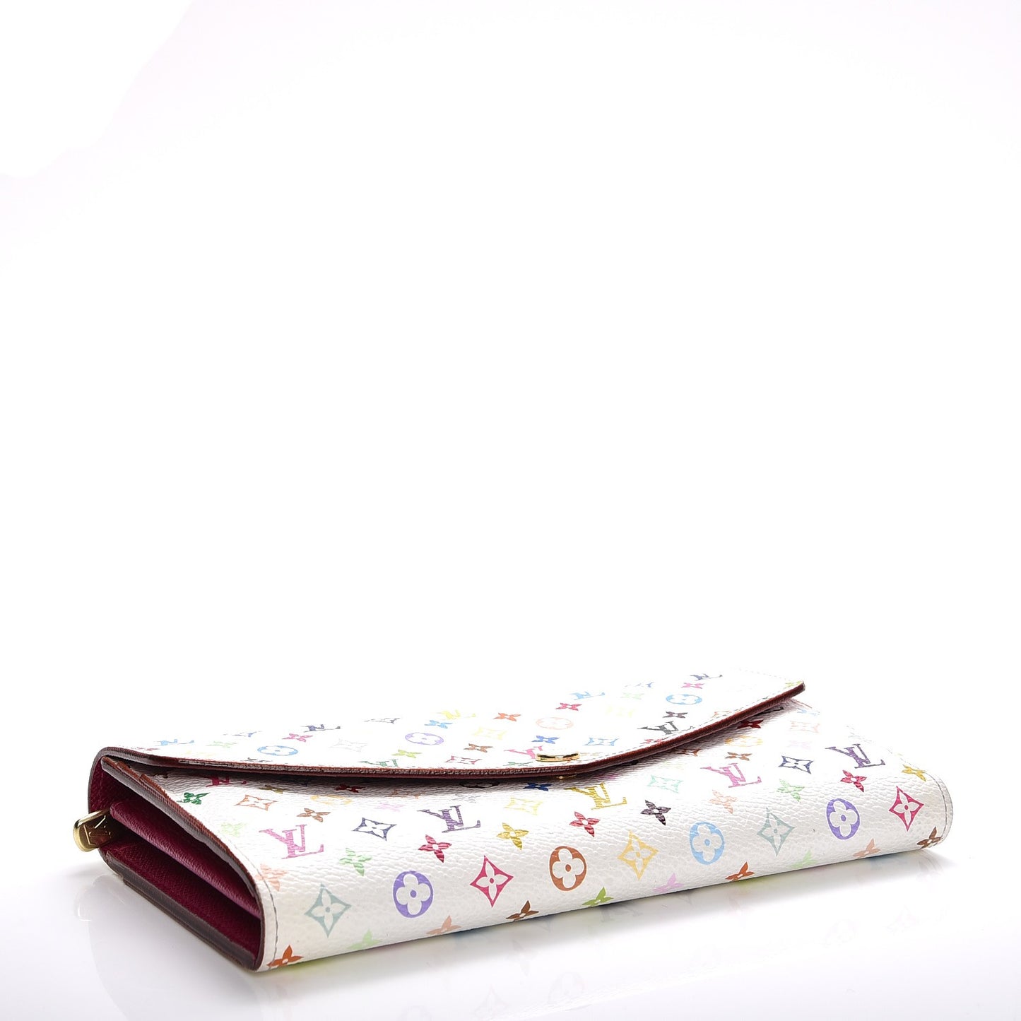 Monogram Multicolor Sarah Wallet NM White Eglantine