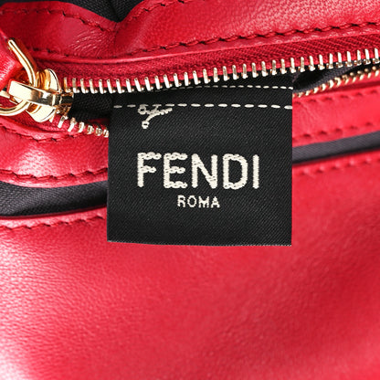 Fendi Nappa FF 1974 Embossed Large Baguette Fragola 9 of 14