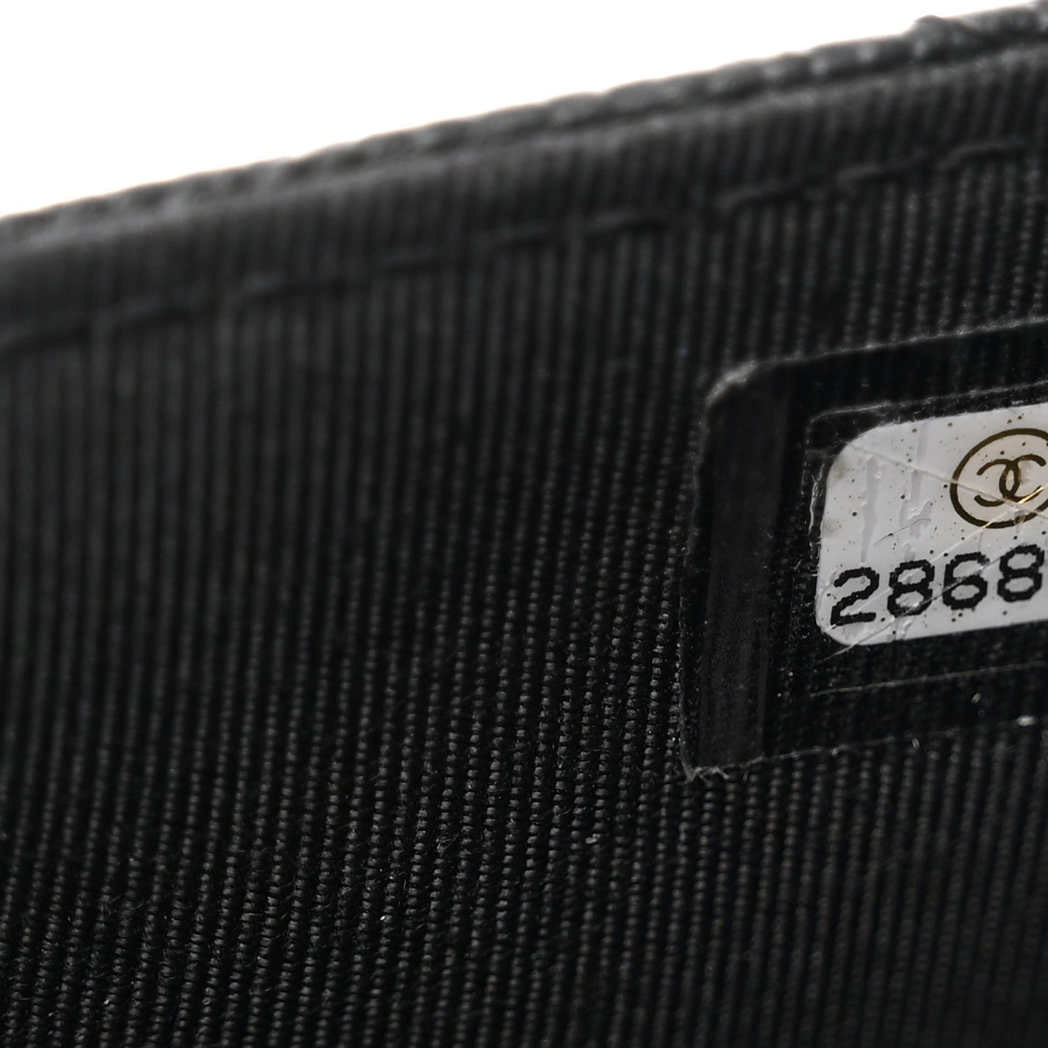 Chanel Caviar Quilted Classic Strap Pouch Black 9 of 9