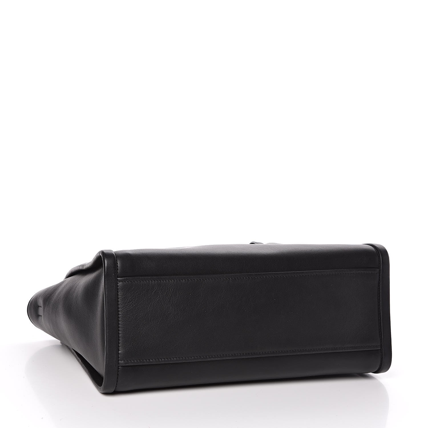 Prada Calfskin Concept Top Handle Bag Black 4 of 9